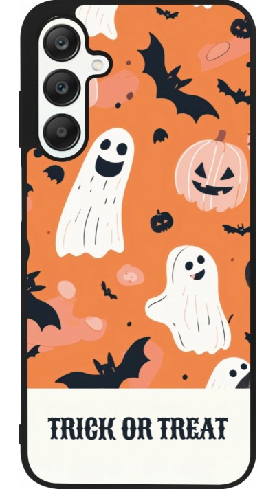 Coque Samsung Galaxy A25 - Silicone rigide noir Halloween 2025 Trick treat Coque Samsung Galaxy A25 - Silicone rigide noir Halloween 2025 Trick treat