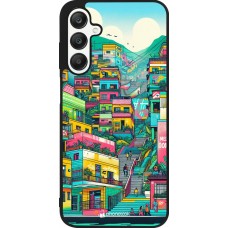 Samsung Galaxy A25 Case Hülle - Silikon schwarz Medellin Comuna 13 Kunst