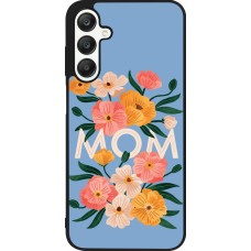 Samsung Galaxy A25 Case Hülle - Silikon schwarz Mom 2026 Flowers