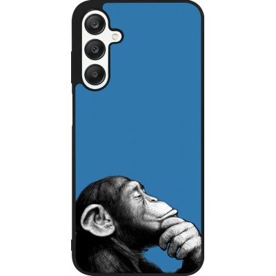 Samsung Galaxy A25 Case Hülle - Silikon schwarz Monkey Pop Art