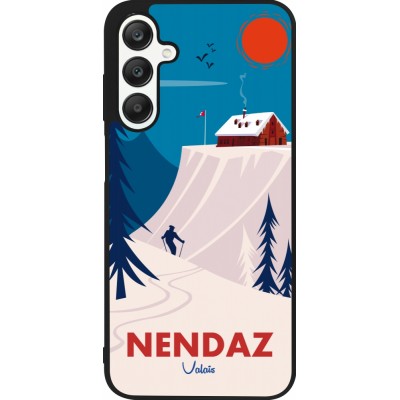 Samsung Galaxy A25 Case Hülle - Silikon schwarz Nendaz Cabane Ski