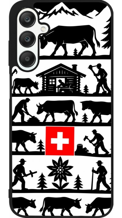 Samsung Galaxy A25 Case Hülle - Silikon schwarz Poya Schweiz 1