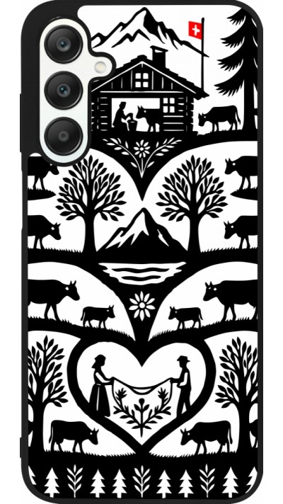 Samsung Galaxy A25 Case Hülle - Silikon schwarz Poya Schweiz 2