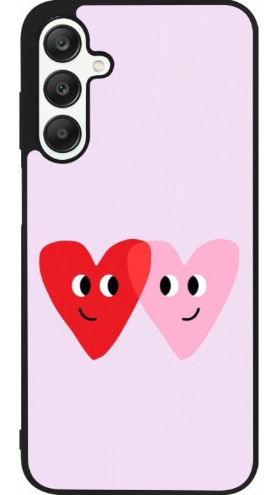 Samsung Galaxy A25 Case Hülle - Silikon schwarz Saint Valentines Day 26 Heart
