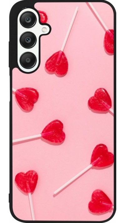 Samsung Galaxy A25 Case Hülle - Silikon schwarz Saint Valentines Day 26 Lollipop