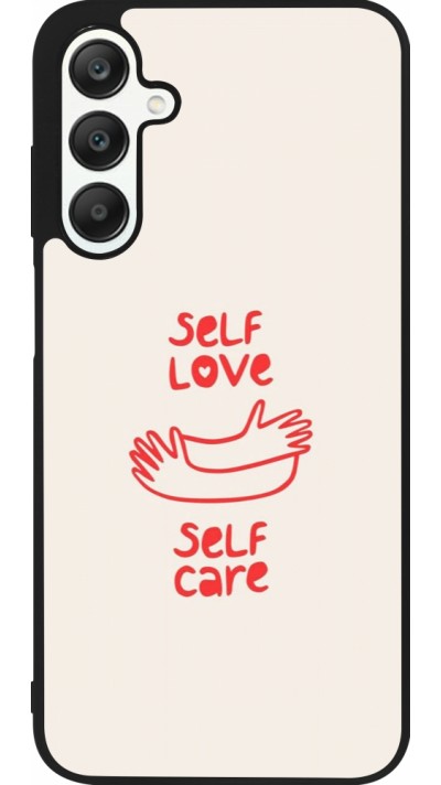 Samsung Galaxy A25 Case Hülle - Silikon schwarz Saint Valentines Day 26 Self love self care