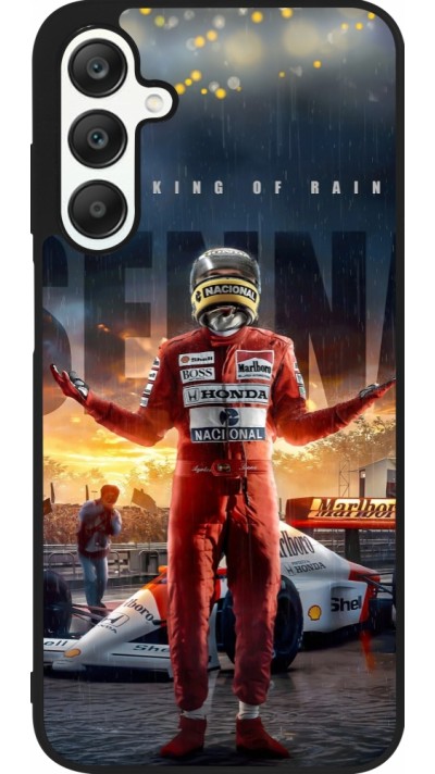 Samsung Galaxy A25 Case Hülle - Silikon schwarz Senna The King of Rain