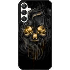 Samsung Galaxy A25 Case Hülle - Silikon schwarz Skull 02