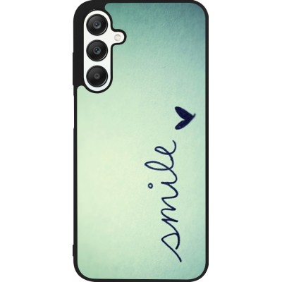 Samsung Galaxy A25 Case Hülle - Silikon schwarz Smile