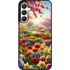 Samsung Galaxy A25 Case Hülle - Silikon schwarz Frühling 25 Strauß Frühling