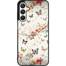 Samsung Galaxy A25 Case Hülle - Silikon schwarz Frühling 25 Leichte Schmetterlinge