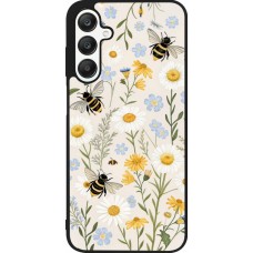 Samsung Galaxy A25 Case Hülle - Silikon schwarz Pattern bees Spring 2026