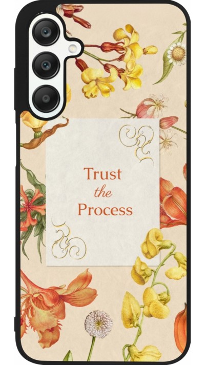 Samsung Galaxy A25 Case Hülle - Silikon schwarz Trust the process Spring 2026