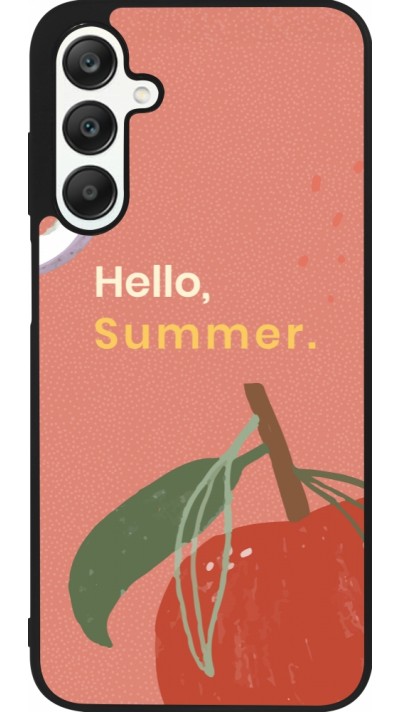 Samsung Galaxy A25 Case Hülle - Silikon schwarz Summer 2025 Hello summer