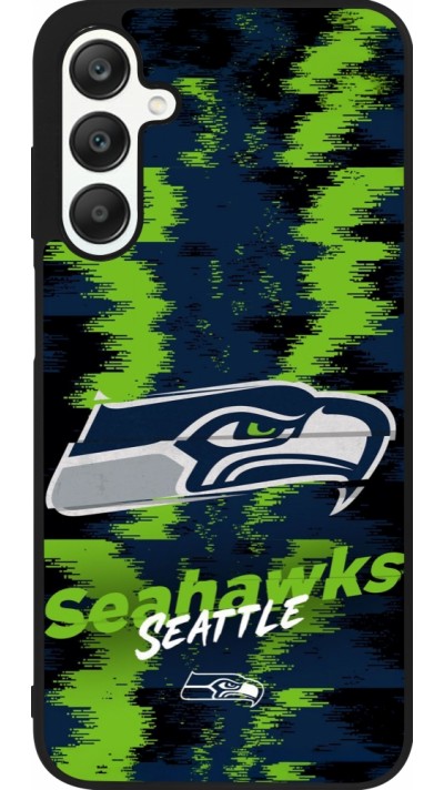 Samsung Galaxy A25 Case Hülle - Silikon schwarz Super Bowl 26 Seattle 2
