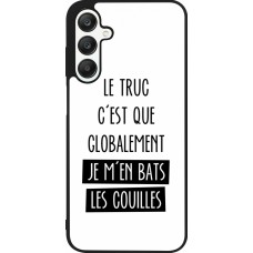 Samsung Galaxy A25 Case Hülle - Silikon schwarz Le truc globalement bats les couilles