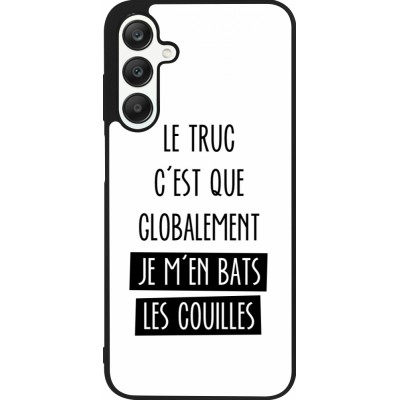 Samsung Galaxy A25 Case Hülle - Silikon schwarz Le truc globalement bats les couilles