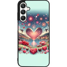 Samsung Galaxy A25 Case Hülle - Silikon schwarz Valentin 2025 Schick