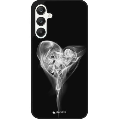 Samsung Galaxy A25 Case Hülle - Silikon schwarz Valentine 2022 Black Smoke