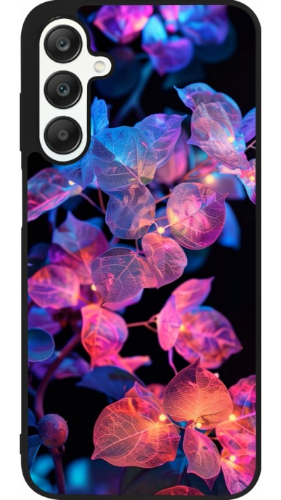 Samsung Galaxy A25 Case Hülle - Silikon schwarz Artificial vegetation 2025