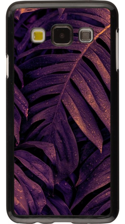 Samsung Galaxy A3 (2015) Case Hülle - Purple Light Leaves