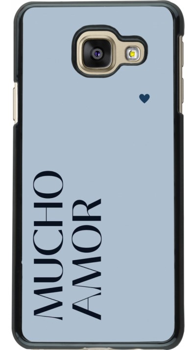 Samsung Galaxy A3 (2016) Case Hülle - Valentine 2024 mucho amor azul