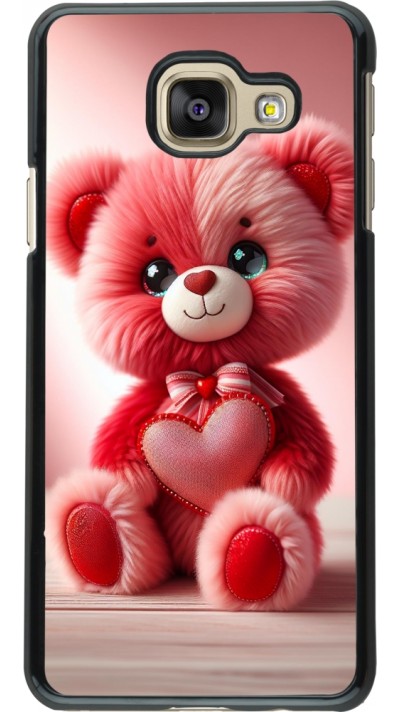 Samsung Galaxy A3 (2016) Case Hülle - Valentin 2024 Rosaroter Teddybär