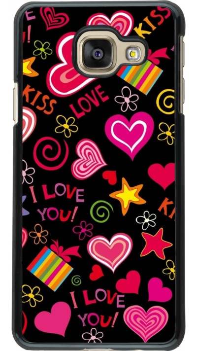 Samsung Galaxy A3 (2016) Case Hülle - Valentine 2023 love symbols