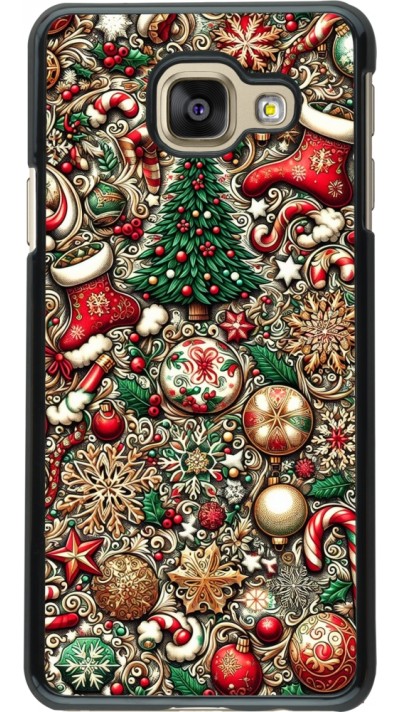 Samsung Galaxy A3 (2016) Case Hülle - Weihnachten 2023 Mikromuster