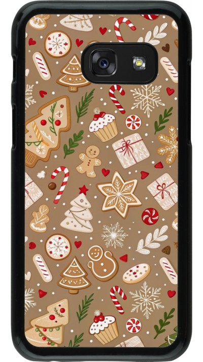 Samsung Galaxy A3 (2017) Case Hülle - Christmas 25 Pattern Ginger Cookie