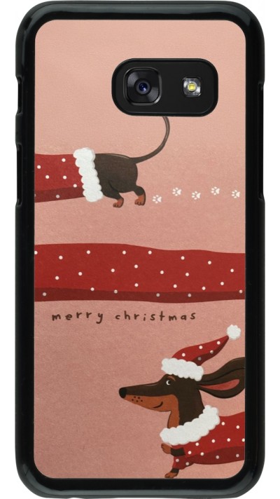 Samsung Galaxy A3 (2017) Case Hülle - Christmas 25 Teckel Merry Xmas