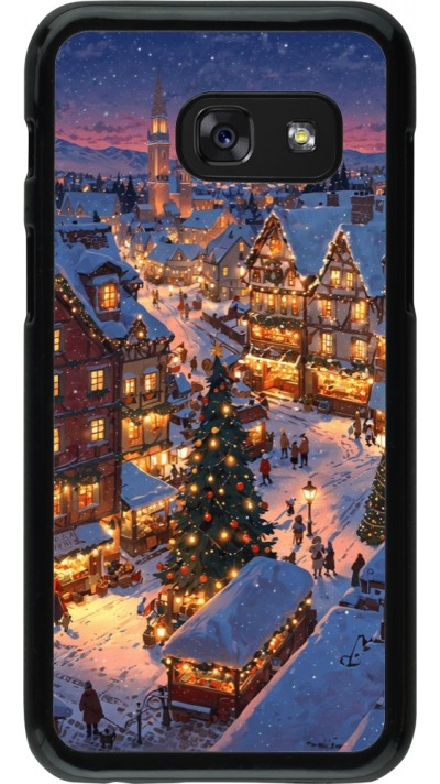 Samsung Galaxy A3 (2017) Case Hülle - Christmas 25 Xmas Village