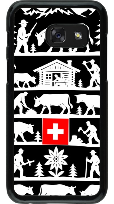 Samsung Galaxy A3 (2017) Case Hülle - Poya Schweiz 1 schwarz
