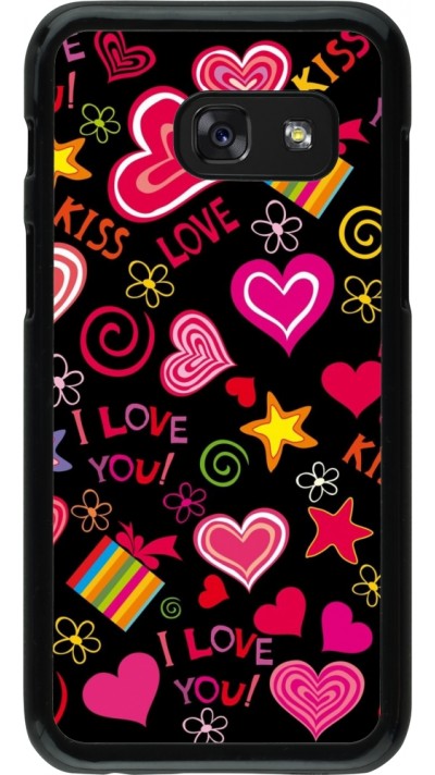 Samsung Galaxy A3 (2017) Case Hülle - Valentine 2023 love symbols