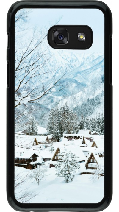 Samsung Galaxy A3 (2017) Case Hülle - Winter 25 Winter snowy landscape