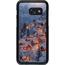 Samsung Galaxy A3 (2017) Case Hülle - Winter 25 Winter snowy village