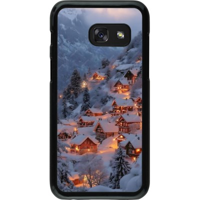 Samsung Galaxy A3 (2017) Case Hülle - Winter 25 Winter snowy village