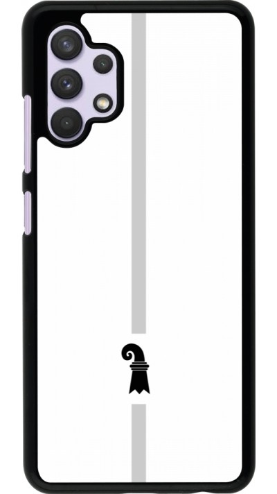 Samsung Galaxy A32 Case Hülle - Kanton BS weiss