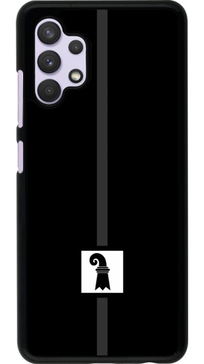 Samsung Galaxy A32 Case Hülle - Kanton BS schwarz