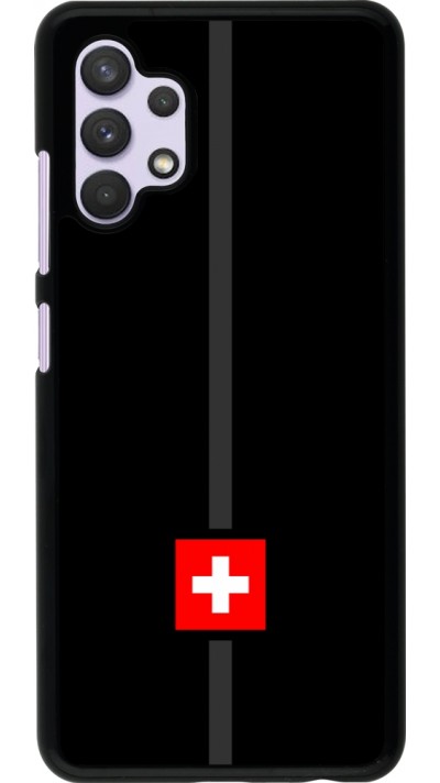 Samsung Galaxy A32 Case Hülle - Kanton CH schwarz
