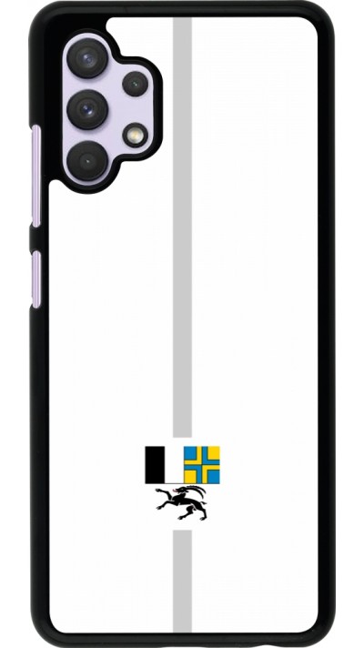 Samsung Galaxy A32 Case Hülle - Kanton GR weiss
