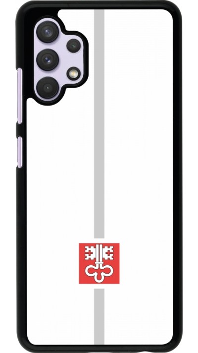 Samsung Galaxy A32 Case Hülle - Kanton NW weiss