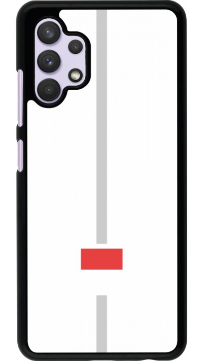 Samsung Galaxy A32 Case Hülle - Kanton SO weiss