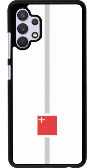 Samsung Galaxy A32 Case Hülle - Kanton SZ weiss
