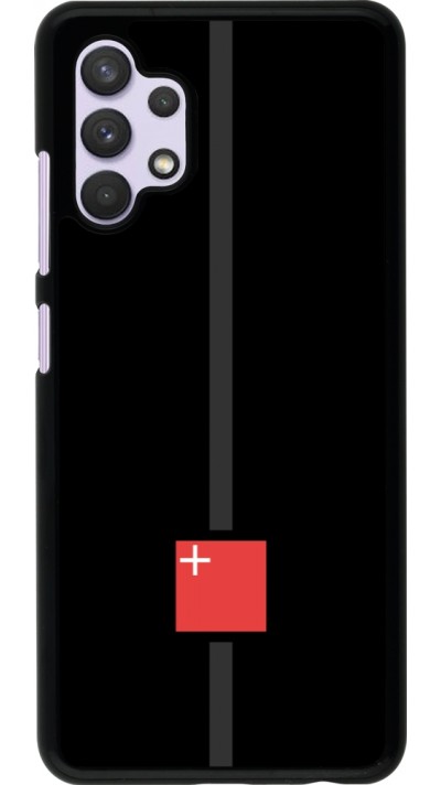 Samsung Galaxy A32 Case Hülle - Kanton SZ schwarz