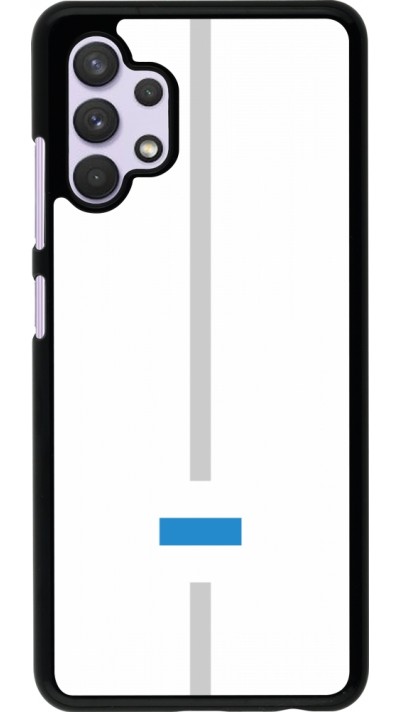 Samsung Galaxy A32 Case Hülle - Kanton ZG weiss