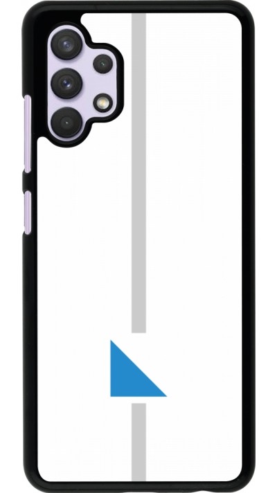 Samsung Galaxy A32 Case Hülle - Kanton ZH weiss