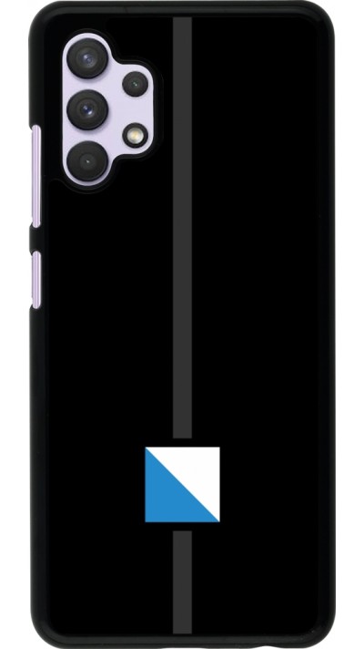 Samsung Galaxy A32 Case Hülle - Kanton ZH schwarz