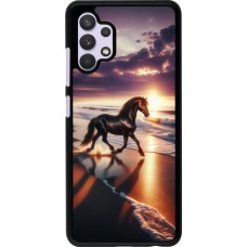 Samsung Galaxy A32 Case Hülle - Pferd majestätisch Strand
