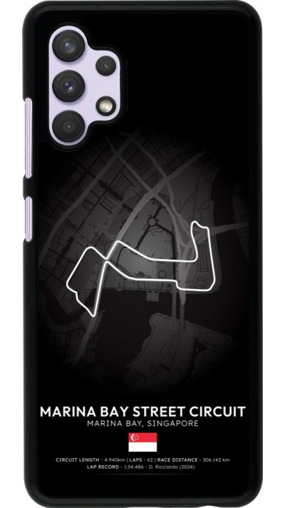 Samsung Galaxy A32 Case Hülle - F1 Track 2025 Singapore